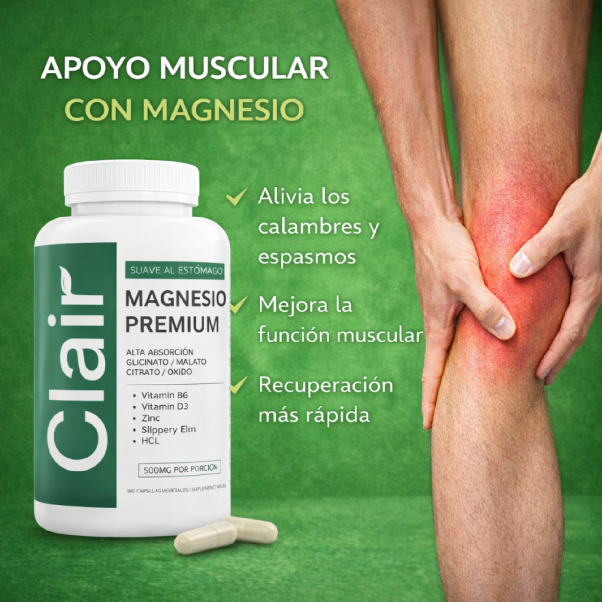 Magnesio - Relajación muscular y digestiva en 10 días
