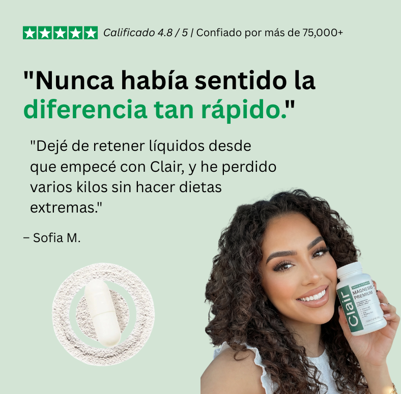 Magnesio - Relajación muscular y digestiva en 10 días